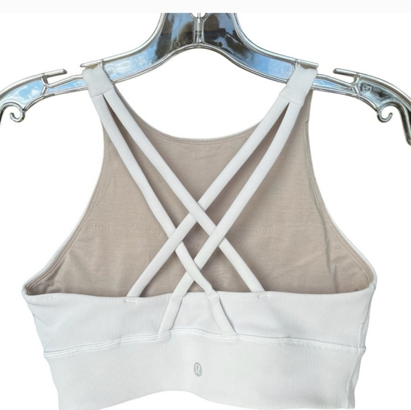 Lululemon | 2022 Energy High-Neck Longline Ribbed Bra Medium Support B-D Cup - Picture 5 of 6